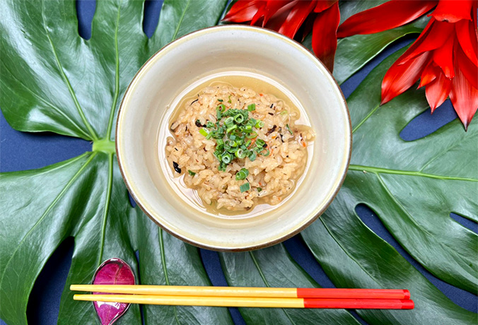 あぐ～（豚）飯の出汁茶漬け